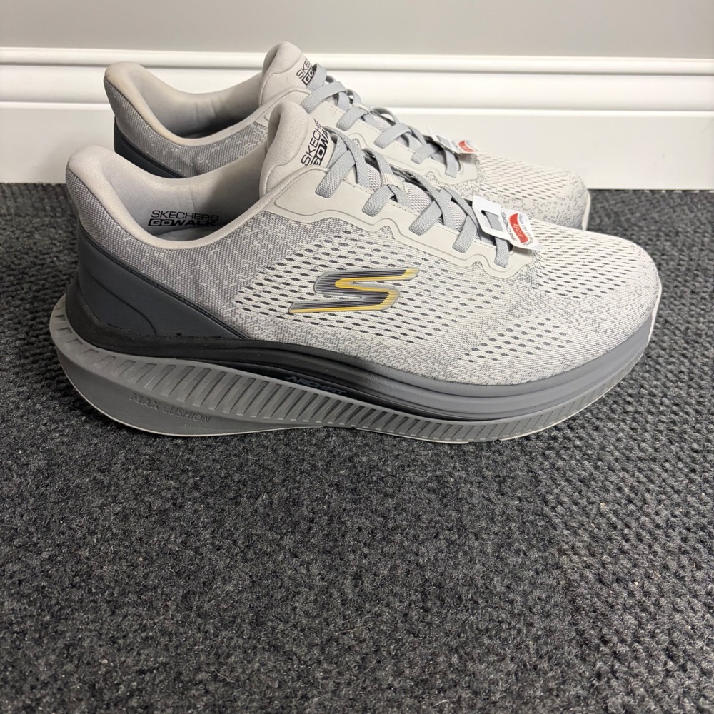 Skechers GoWalk Arch Fit Max Cushioning Extra Wide Mens 13 Grey 216354WW